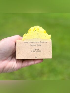 Artisan Soap, Handcrafted - Lemon Bar Poppyseed